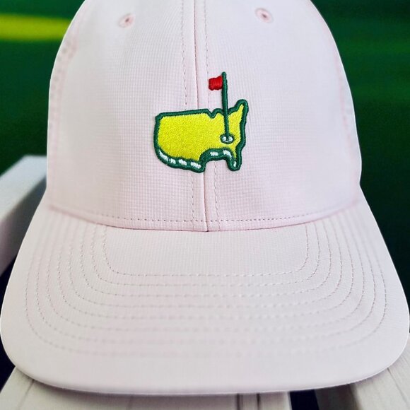 Masters Hat Women Snap Back Golf Flag American Needle Mesh Pink Cap - Picture 1 of 12